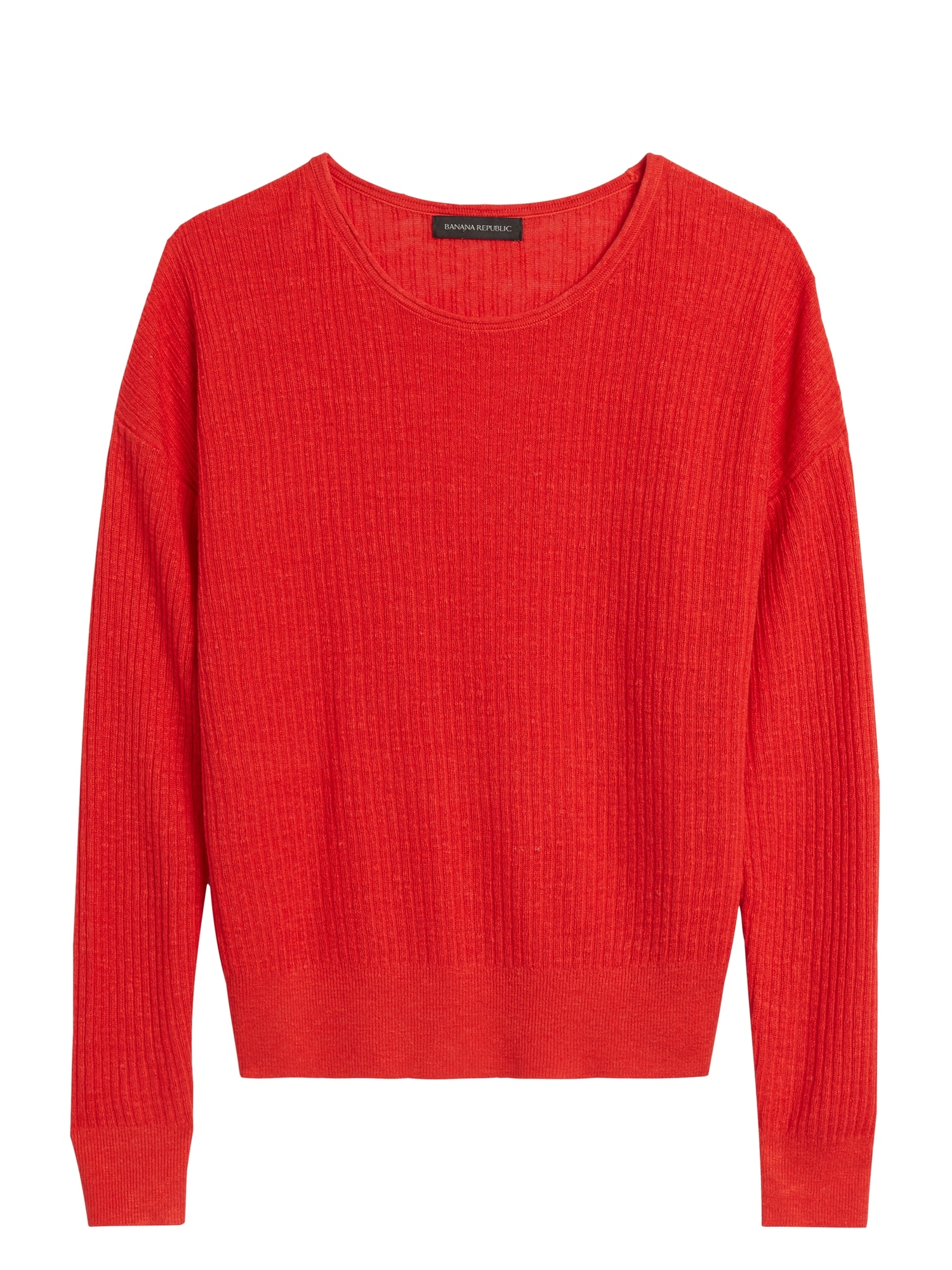 Petite Linen-Blend Sweater
