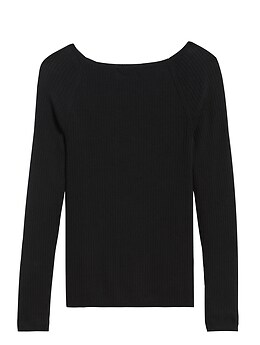 Boat-Neck Sweater Top | Banana Republic