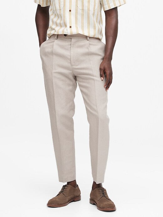 Heritage Trooper-Fit Linen Suit Pant | Banana Republic