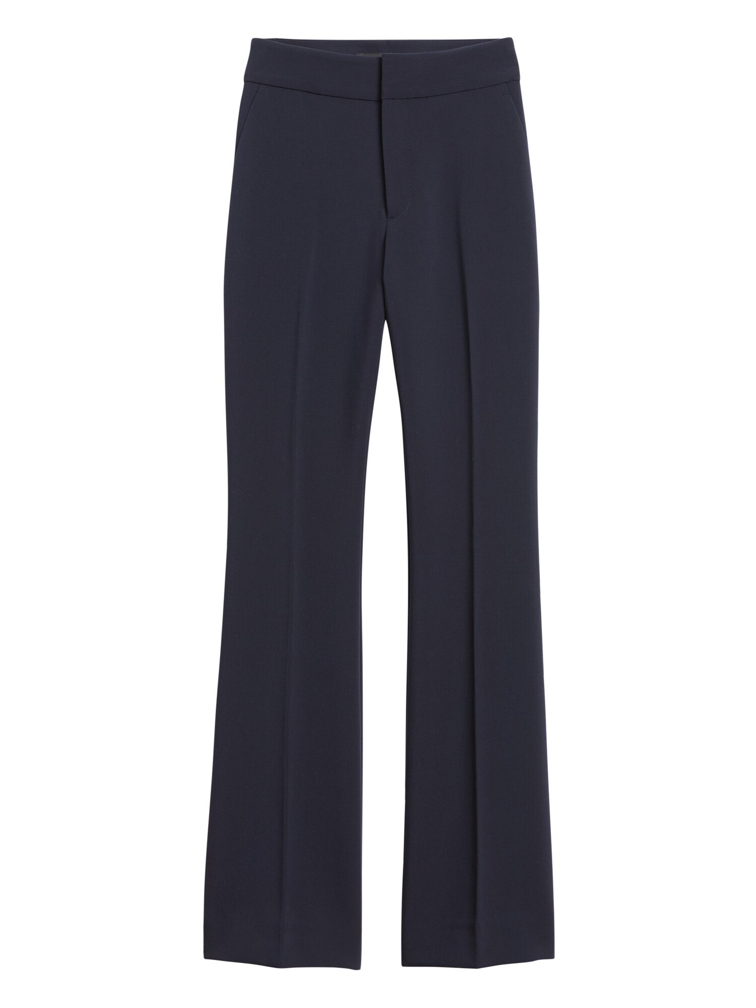 trousers that flare from the knee