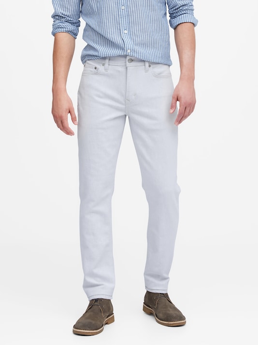 Heritage Slim White Jean