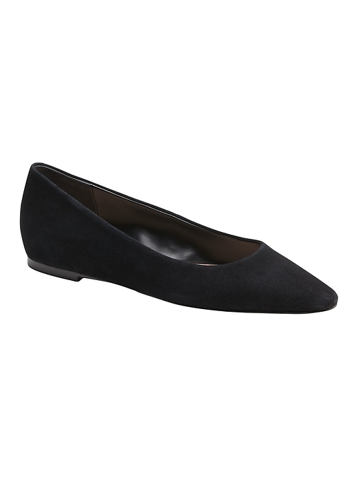 Leather pointed toe flats online