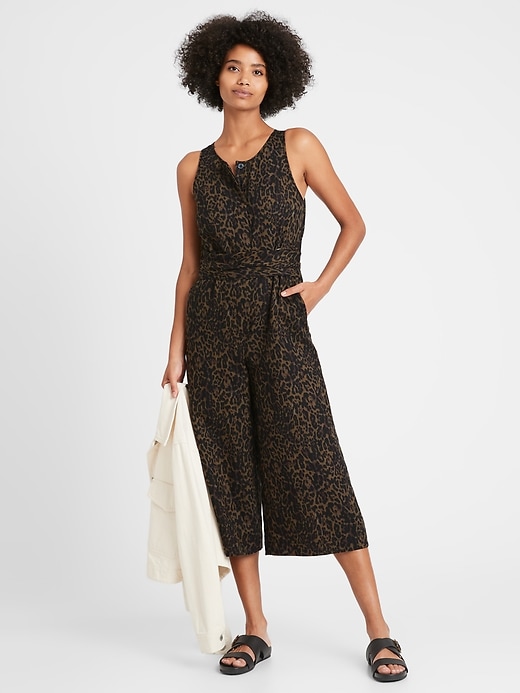 Banana republic linen jumpsuit online