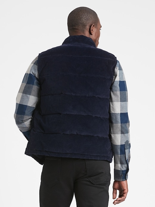 Banana republic puffer vest shop