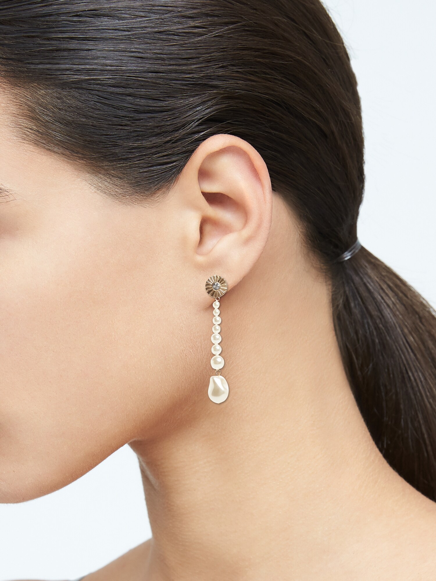 Pearl Linear Earrings
