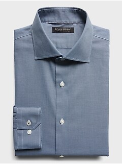 Standard-Fit Non-Iron Dress Shirt with Cutaway Collar