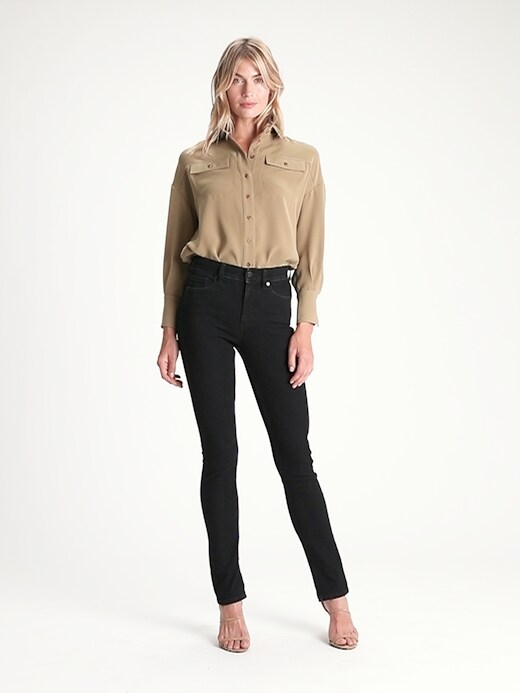 Banana Republic Solid Black Jeans 31 Waist (Petite) - 76% off