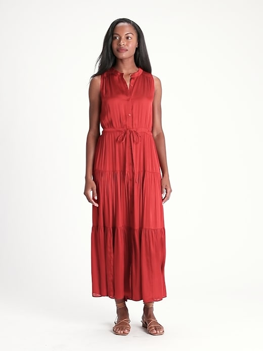 Banana republic maxi shirt dress on sale