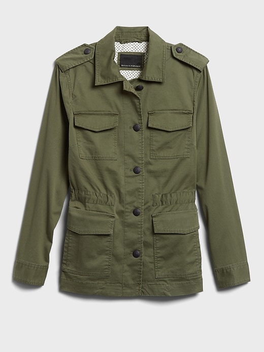 Twill Utility Jacket | Banana Republic