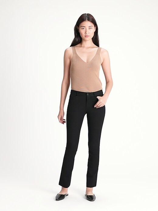 Petite Mid-Rise Straight Sloan Pant