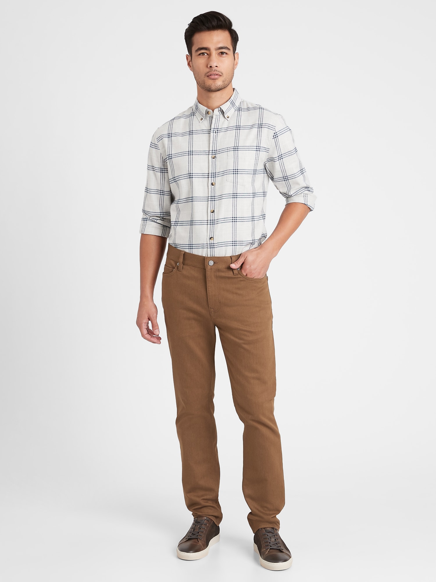 banana republic slim traveler pant