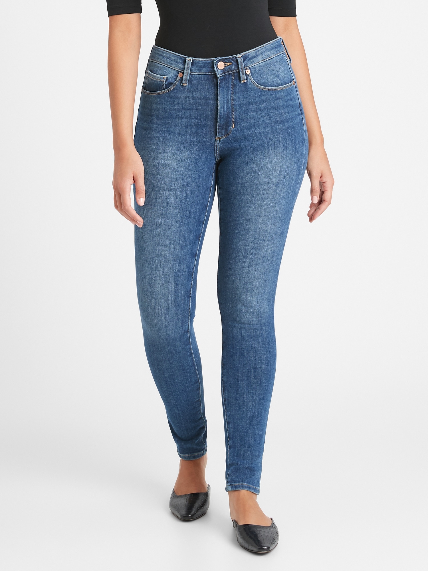 Curvy Mid-Rise Skinny Jean with Back-Seam | Banana Republic