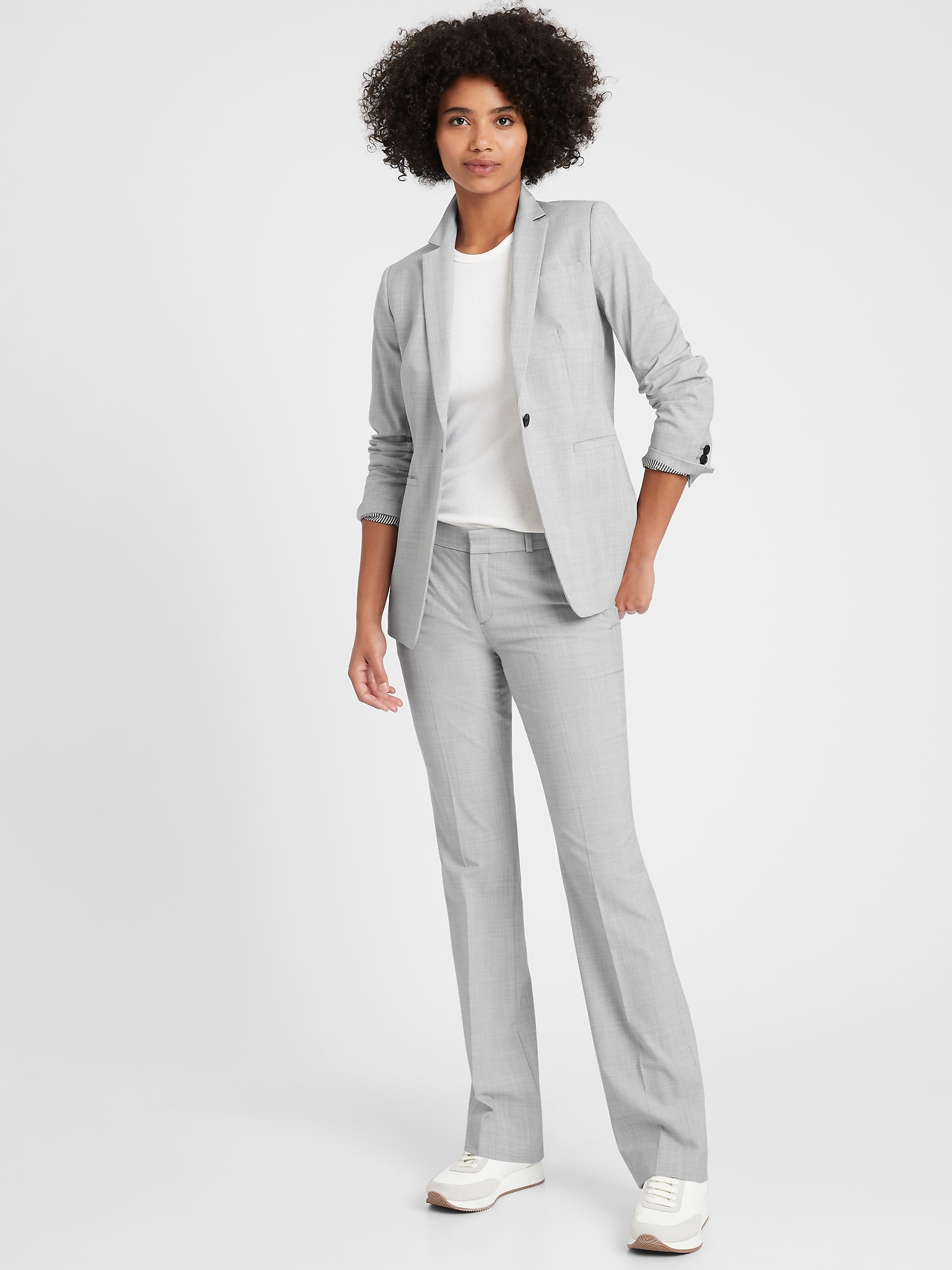 Long and Lean-Fit Washable Wool-Blend Blazer