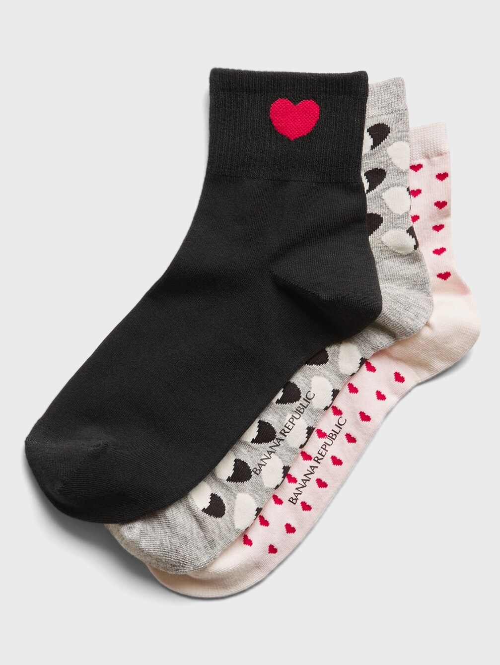 Valentine's Day Ankle Sock 3-Pack
