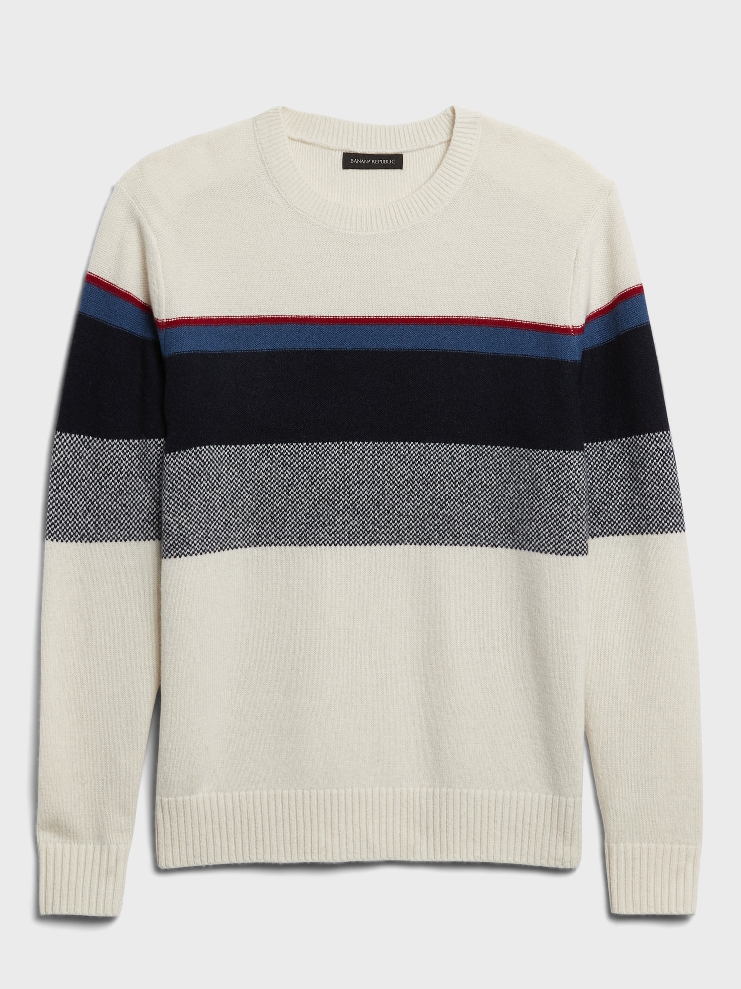 Italian Wool-Blend Stripe Sweater