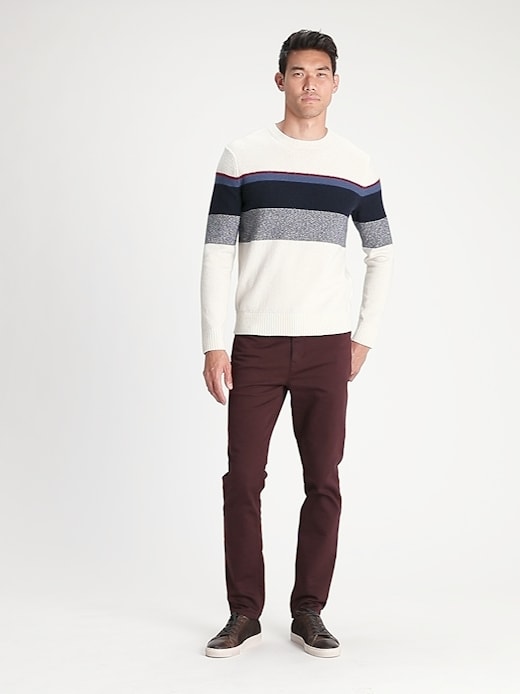 Image number 2 showing, Italian Wool-Blend Stripe Sweater
