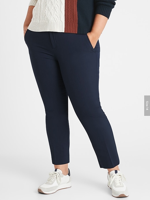 Image number 7 showing, Avery Straight Wool-Blend Pant
