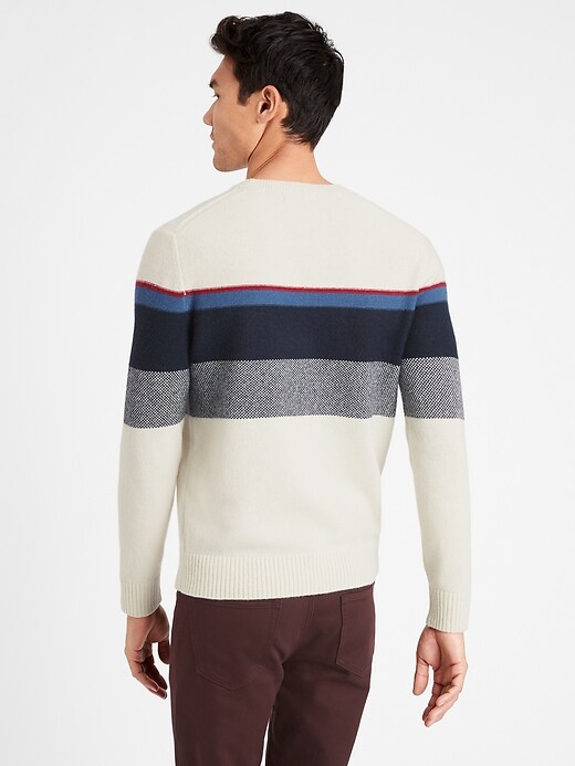 Italian Wool-Blend Stripe Sweater