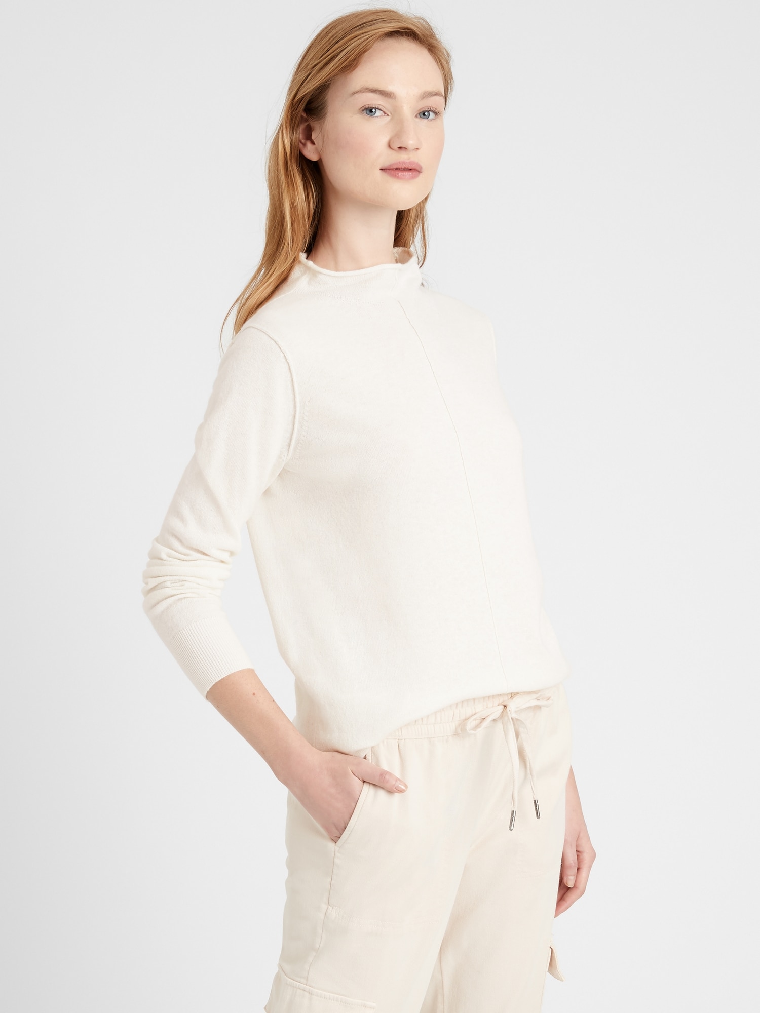 Petite Italian Wool-Blend Sweater Tunic