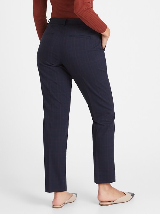 Navy Blue Banana Republic Curvy Fit 12 P Dark Blue Dress Pants