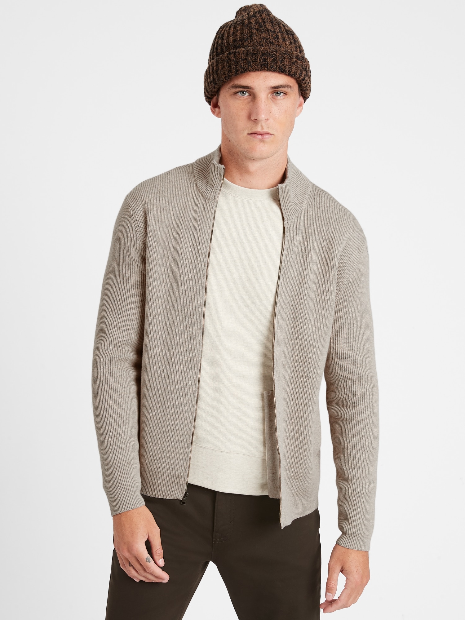 SUPIMA® Cotton Sweater Jacket