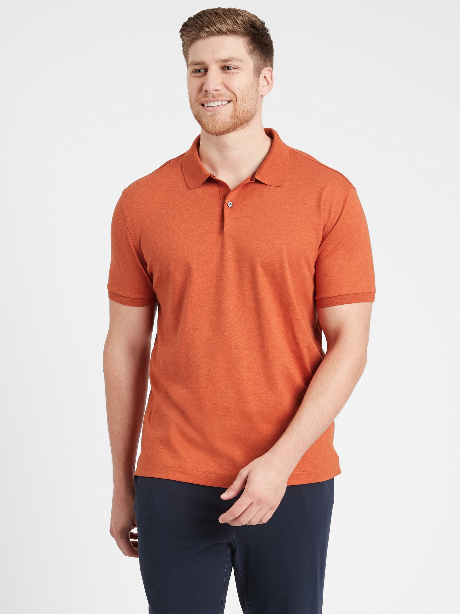 Luxury-Touch Performance Golf Polo