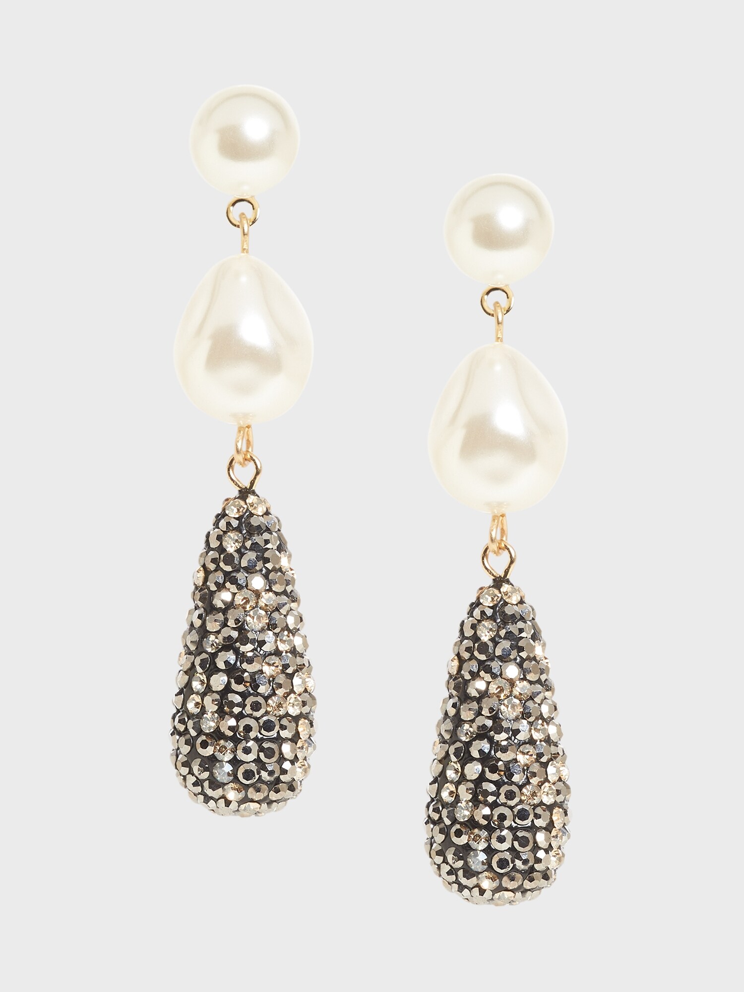 Pearl & Pavé Earrings