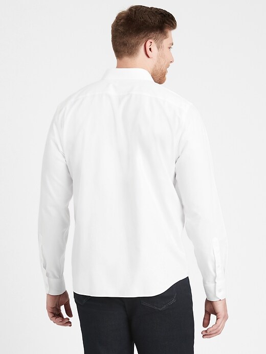 Image number 4 showing, Untucked Slim-Fit Non-Iron Dress Shirt
