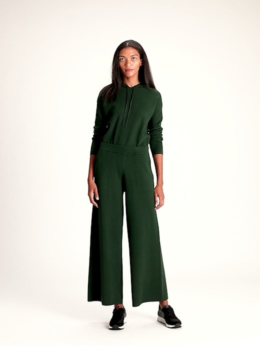 Wide-Leg Sweater Pant