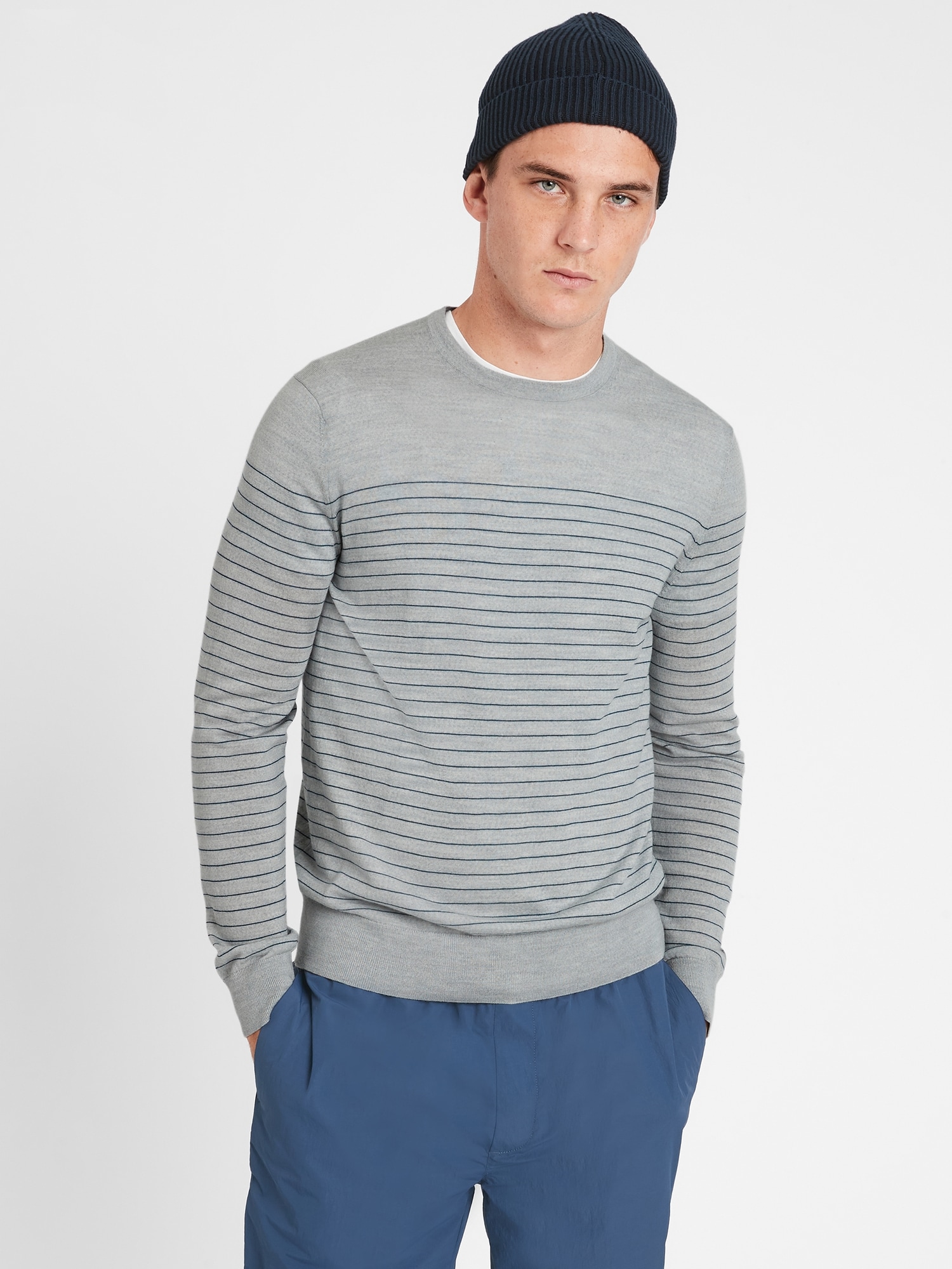 Merino Stripe Sweater in Responsible Wool