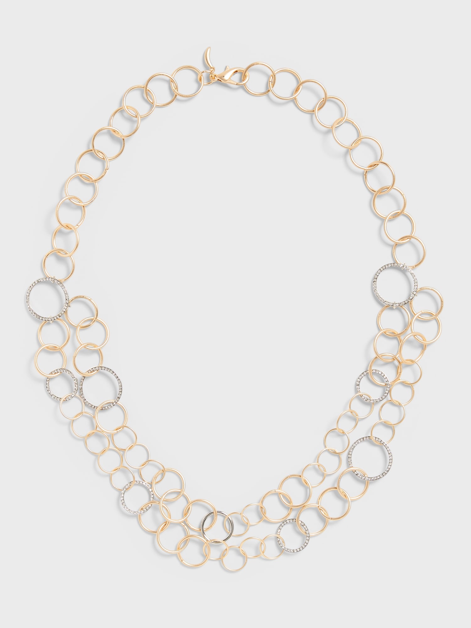Mixed Link Statement Necklace