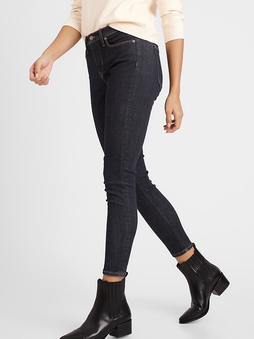 Image number 4 showing, Petite Mid-Rise Skinny Soft Sculpt Jean