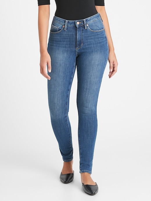 Image number 2 showing, Curvy Mid-Rise Skinny Jean with Back-Seam