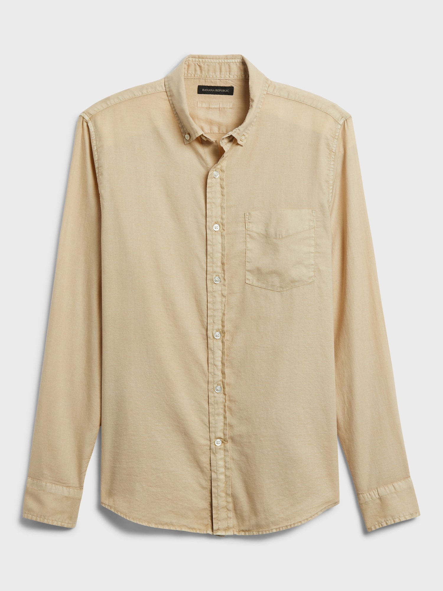 Untucked Slim-Fit Organic Cotton Shirt