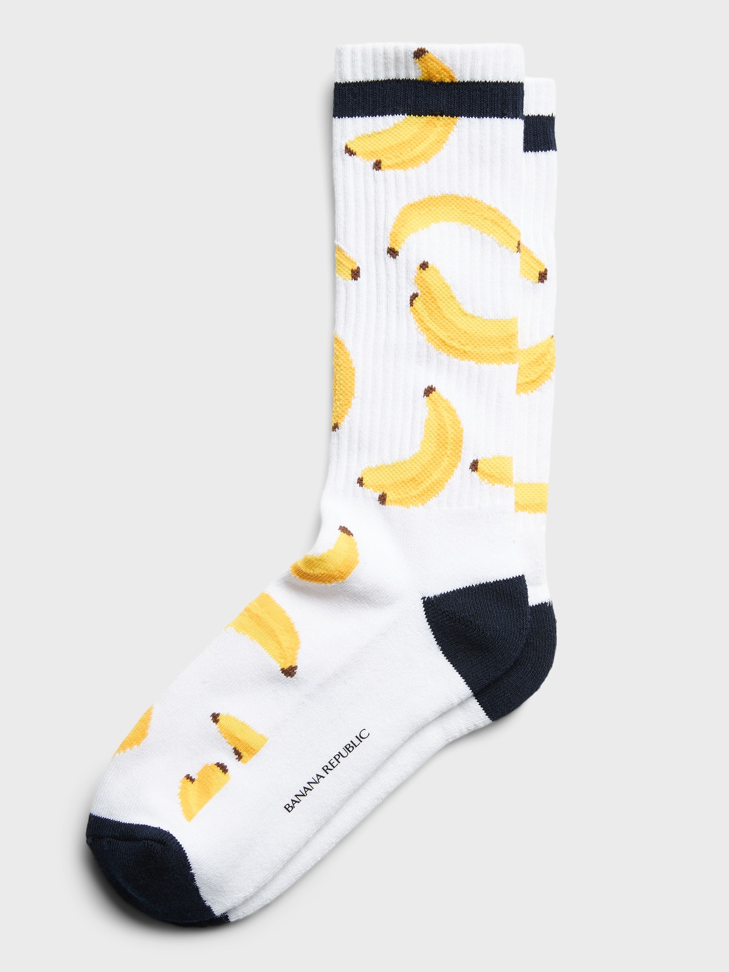 Banana Print Sock