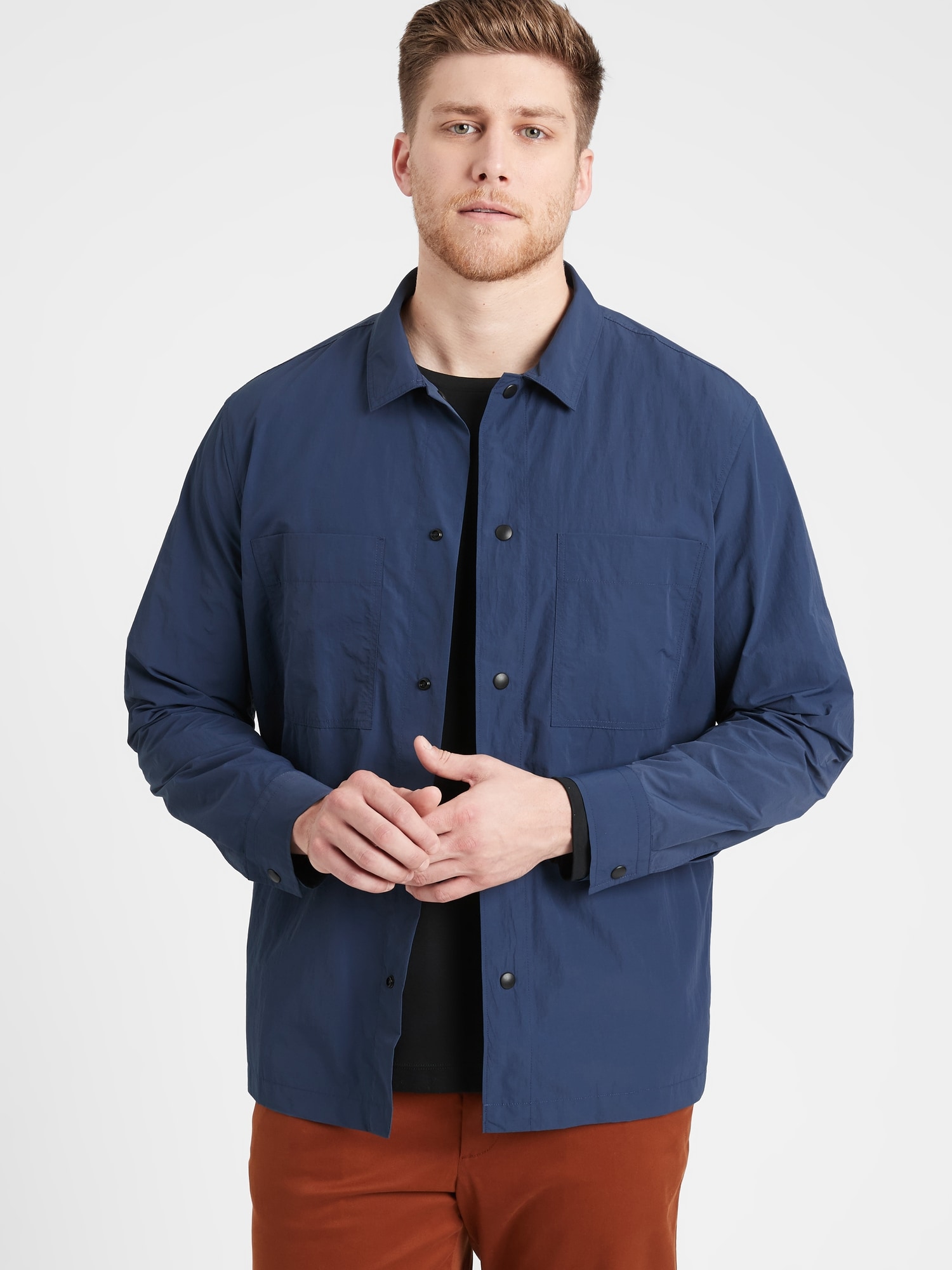 Water-Repellent Shirt Jacket