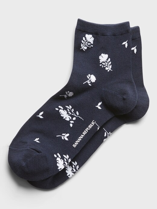 Floral Ankle Sock Single
