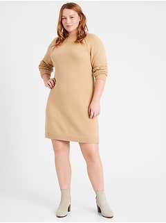 Mock-Neck Sweater Dress