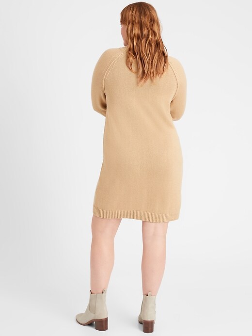 Image number 2 showing, Mock-Neck Sweater Dress