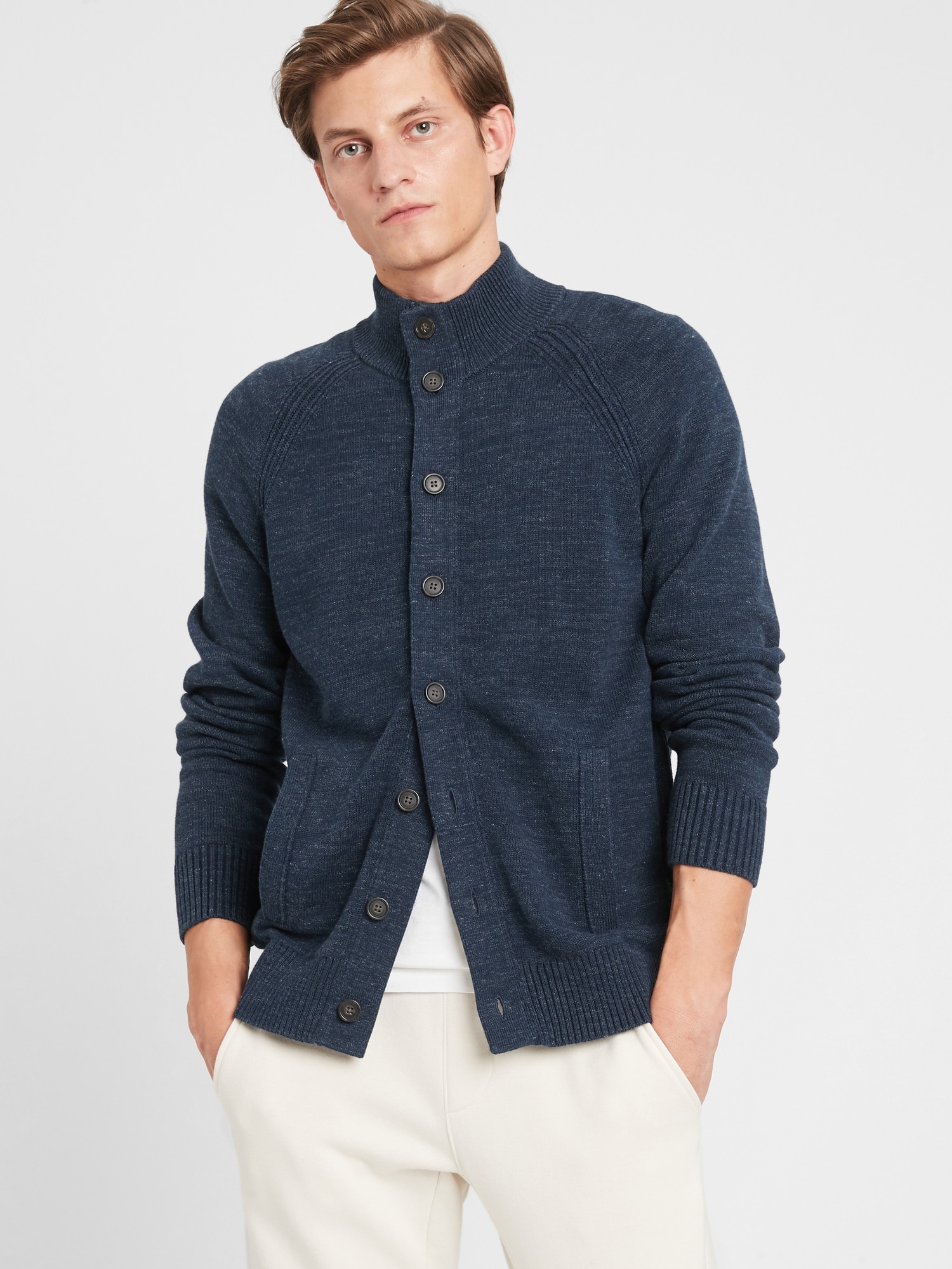Organic Cotton Sweater Jacket