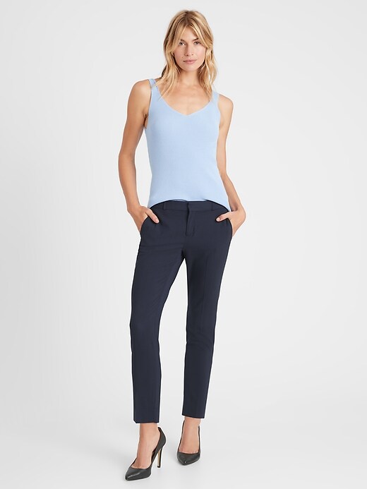 Image number 5 showing, Avery Straight Wool-Blend Pant