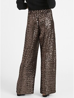 Gold Sequin Pants -  Canada