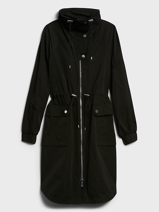 Image number 5 showing, Funnel-Neck Rain Anorak