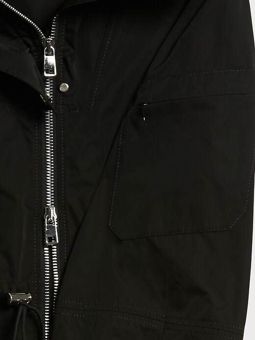 Image number 6 showing, Funnel-Neck Rain Anorak