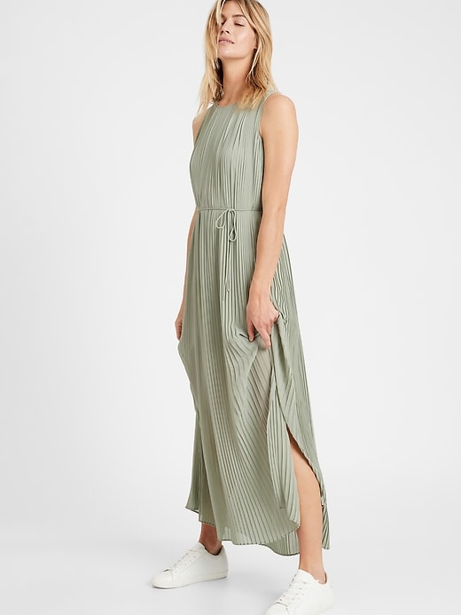 Image number 3 showing, Pleated Maxi Dress