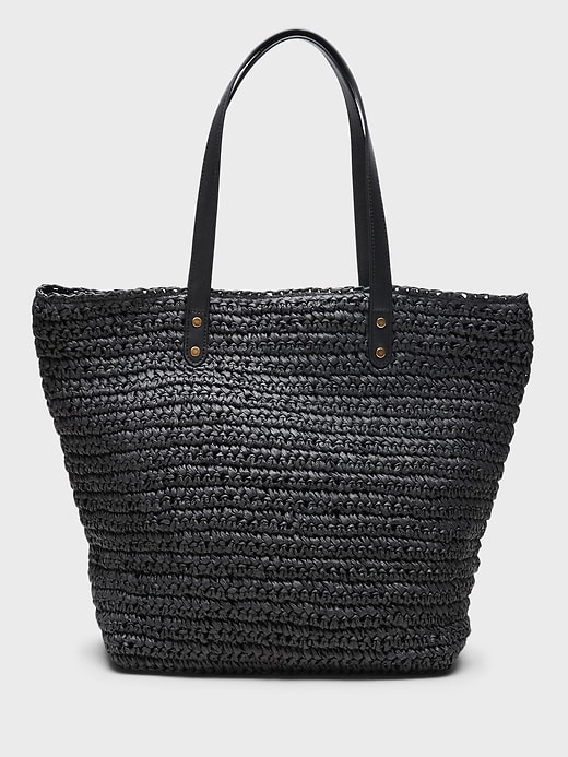 Large Straw Tote Bag