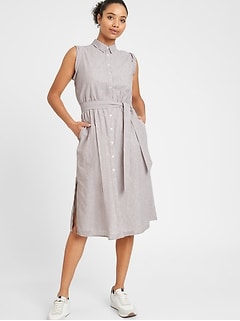 banana republic linen dress