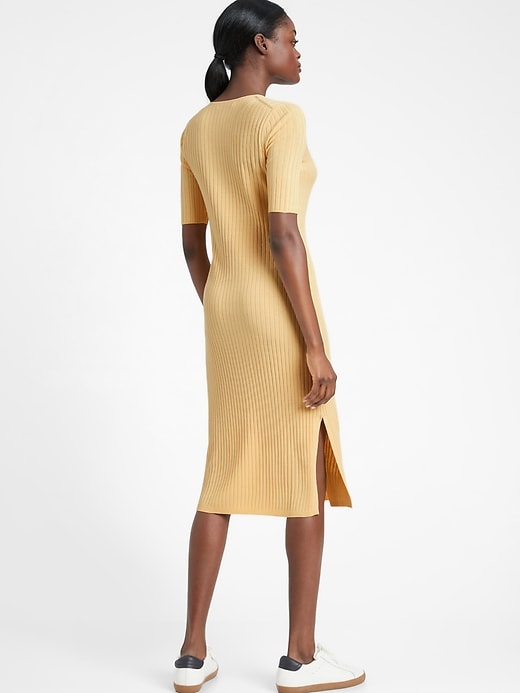 Image number 2 showing, Ribbed Sweater Dress