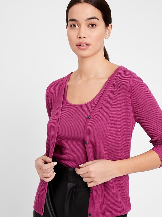 light purple cardigan sweater
