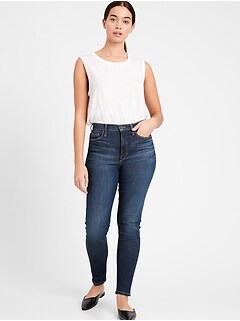 Petite Curvy High-Rise Skinny-Fit Jean